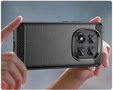 Чoхол до Xiaomi Redmi Note 14 Pro, Carbon, чорний