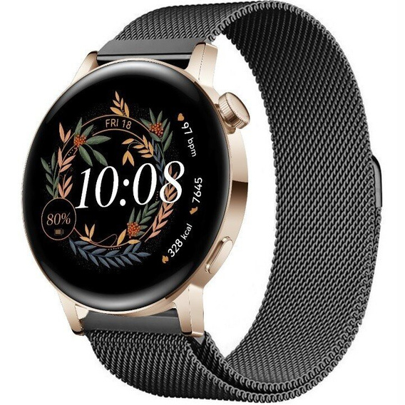  Milanese Браслет для часов 20mm, Black