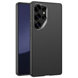 Чехол до Samsung Galaxy S25 Ultra, GKK Leather, чёрный
