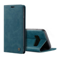 Чехол CASEME для Samsung Galaxy S10 Plus, Leather Wallet Case, синий