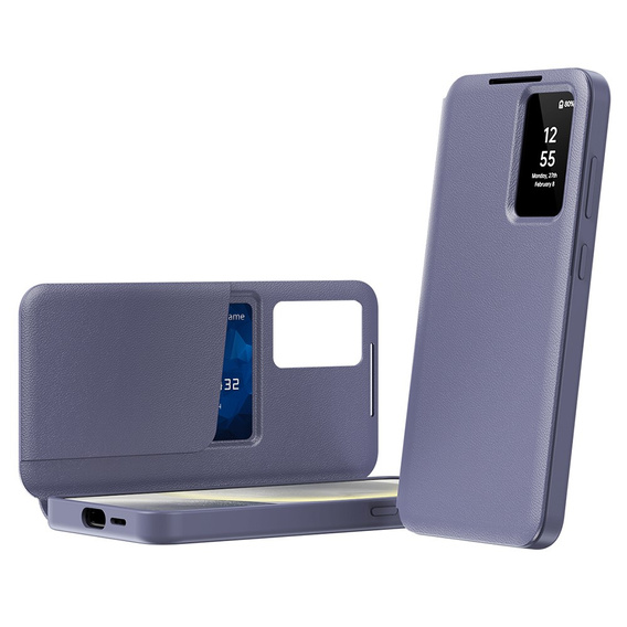 Фліп-чохол для Samsung Galaxy S22, Smart View Wallet, фіолетовий