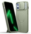 Чехол для iPhone 12 Pro Max / 13 Pro Max, Suritch Shockproof, для MagSafe, зелёный