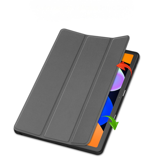 Чехол для Lenovo Idea Tab 11" 2025 TB336FU TB336ZU, подставка, Smartcase с держателем стилуса, серый
