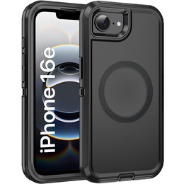 Чохол з рамкою для iPhone 16E, для MagSafe, чорний
