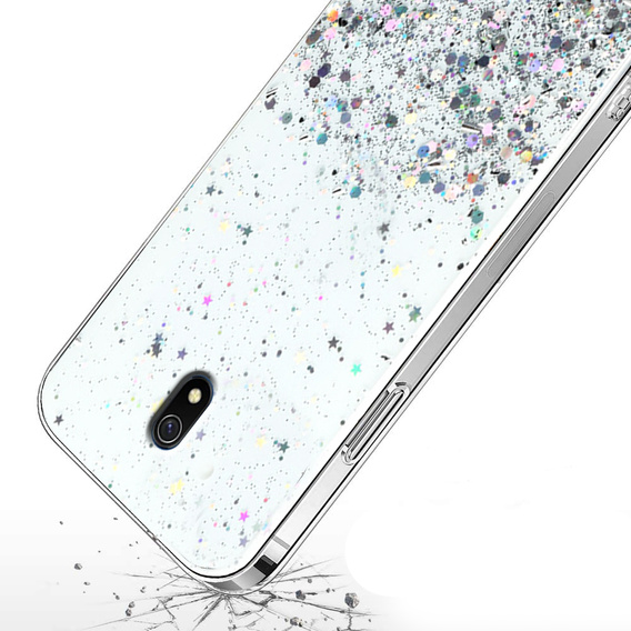 Чoхол до Xiaomi Redmi 8A, Glittery, прозорий