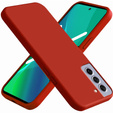 Чoхол до Samsung Galaxy S22+ Plus 5G, Silicone Lite, червоний