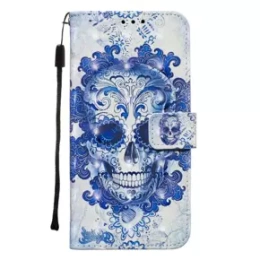 Откидной чехол для Xiaomi Redmi Note 4X, Flexi Book, skull flower