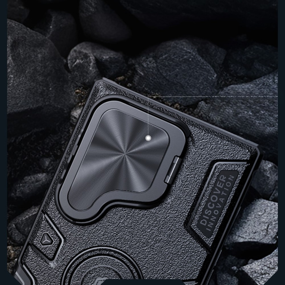 Чохол для Samsung Galaxy S24 Ultra, броньований Nillkin, CamShield Armor Prop, чорний