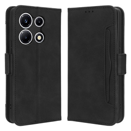 Откидной чехол для Infinix Note 30 VIP, Card Slot, чёрный