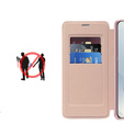 Чохол-книжка для Samsung Galaxy S25 Edge, RFID Wallet MagSafe CamShield, рожевий