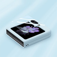 Чехол для Samsung Galaxy Z Flip7 FE / Z Flip6, PC Case, синий