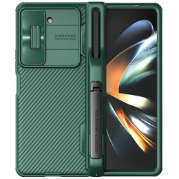 Чехол NILLKIN для Samsung Galaxy Z Fold5 5G, слот для пера CamShield Pro, с подставкой, зелёный