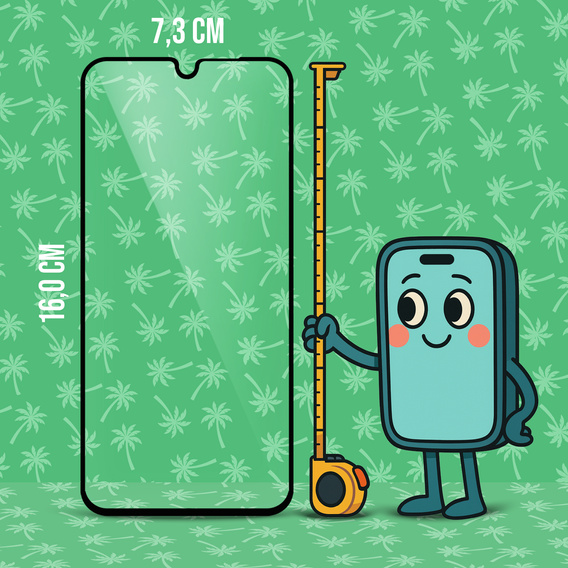 Захисне скло 5D Full Glue Smart Palm для Samsung Galaxy A16/A17 5G