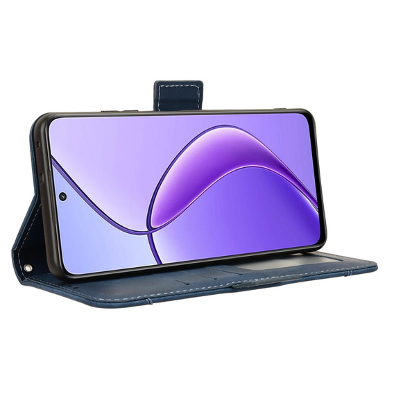 Футляр з клапаном для Realme 12, Card Slot, темно-синій