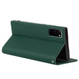 Кожаный чехол для Samsung Galaxy S20, ERBORD Grain Leather, зелёный