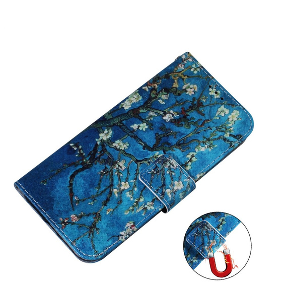 Чохол-книжка для Oppo Reno8 T 4G, Wallet, sakura, м'яти