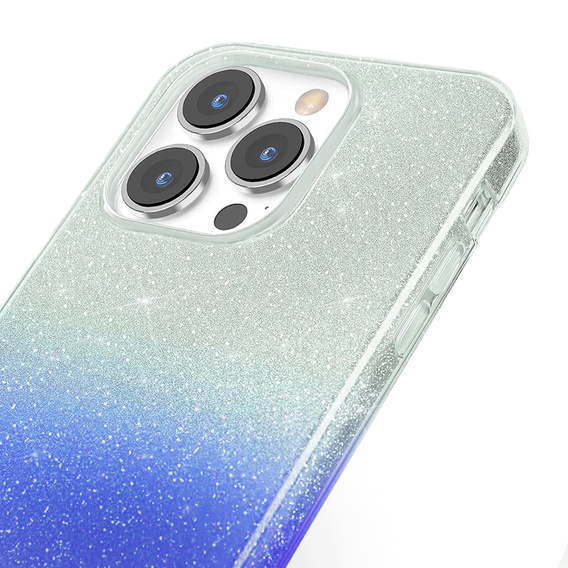 Чoхол Glitter Case до iPhone 13 Pro Max, Silver/Blue