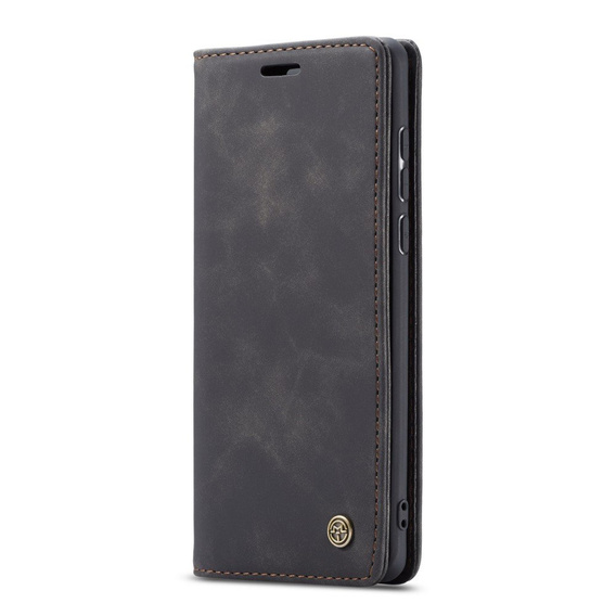 Чехол CASEME для Samsung Galaxy A71, Leather Wallet Case, чёрный