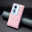 Откидной чехол для Oppo Reno 11F 5G, Wallet, BINFEN COLOR, розовый