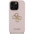 Чехол GUESS Grained Big 4G and Classic Logo для iPhone 16 Pro