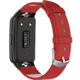 Шкіряний ремінець для годинника Huawei Band 6, Red