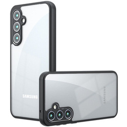 Чoхол до Samsung Galaxy A25 5G, Fusion, прозорий / чорний + скло 9H