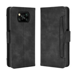 Откидной чехол для Xiaomi Poco X3 NFC / Poco X3 Pro, Card Slot, чёрный