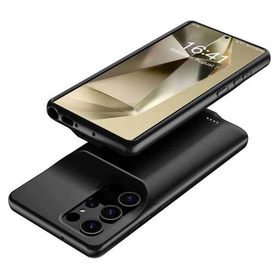 Чехол с батареей 6500mAh до iPhone 13, чёрный