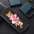 Чохол Litchi Leather для Samsung Galaxy Z Flip 4, Black