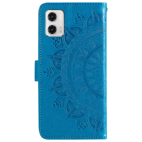 Чохол-книжка для Motorola Moto G73 5G, Mandala Flower, м'яти