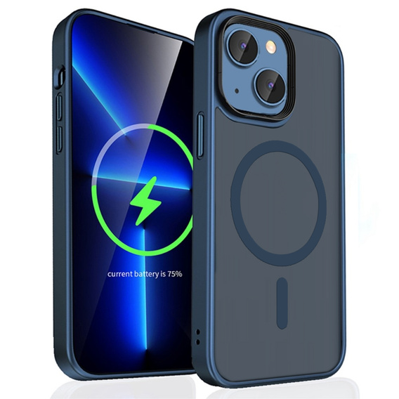 Чехол Mocolo до iPhone 14 Plus, MagSafe, синий