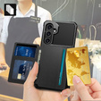Чехол для Samsung Galaxy A35 5G, Card Holder Kickstand, чёрный