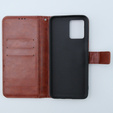 Футляр з клапаном для Motorola Moto G54 5G, Crazy Horse Wallet, коричневий