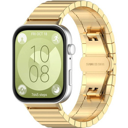 Стальной браслет для Huawei Watch Fit 4 / 4 Pro / 3, золотой