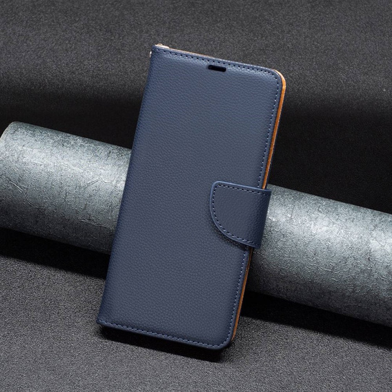 Чохол-книжка для Samsung Galaxy A54 5G, Wallet Litchi Magnet, темно-синій 