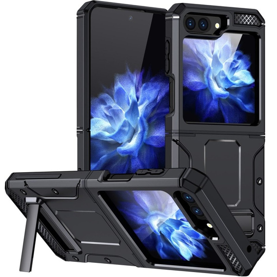 Чoхол до Samsung Galaxy Z Flip 5 5G, Dual-Layer Armor, чорний