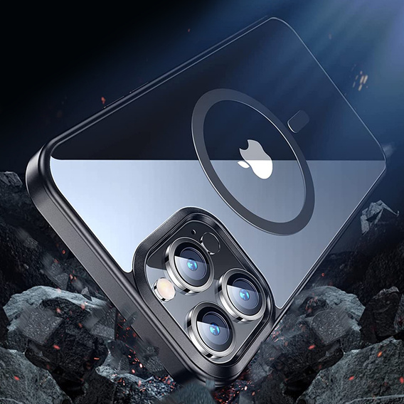 Чoхол до iPhone 14 Pro Max, ERBORD Hybrid MagSafe Case, чорний