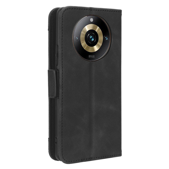 Футляр з клапаном для Realme 11 Pro 5G / Pro+ 5G, Card Slot, чорний