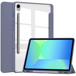 Чехол для Samsung Galaxy Tab S10 FE+ Plus, Smartcase Hybrid, с местом для стилуса, фиолетовый
