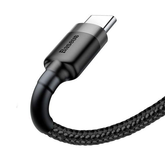 BASEUS Cafule Кабель Type-C 2A 3M - Grey/Black