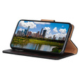 Откидной чехол для Samsung Galaxy S25 Edge, Crazy Horse Wallet, чёрный