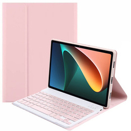 Чехол + клавиатура Xiaomi Pad 5/5 Pro, розовый rose gold