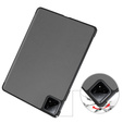 Чехол для Xiaomi Pad 6S Pro 12.4, Smartcase, серый
