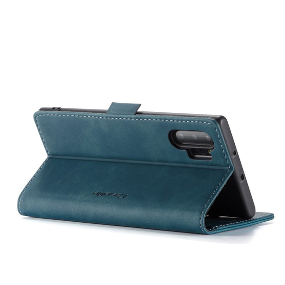 Чехол CASEME для Samsung Galaxy Note 10 Plus/5G, Leather Wallet Case, зелёный