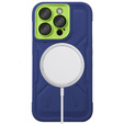 Чехол для iPhone 15 Pro, ERBORD Armor Mag, синий