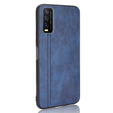 Кожаный чехол ERBORD для Vivo Y20/Y20i/Y20s/Y11s - Blue