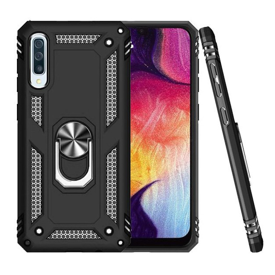 Броньований Чoхол до Samsung Galaxy A50 / A30s, Nox Case Ring, чорний