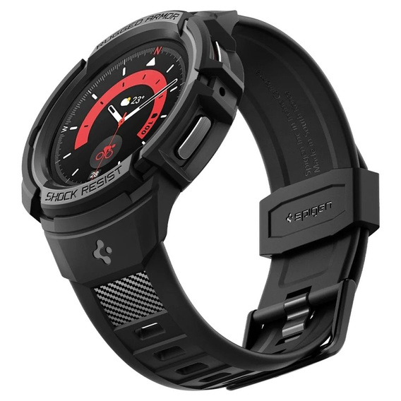 Etui Pasek SPIGEN do Galaxy Watch 5 Pro 45mm, Rugged Armor Pro, Black