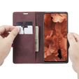 Чехол CASEME для Xiaomi do Redmi Note 9s / 9 Pro, Leather Wallet Case, бордовый