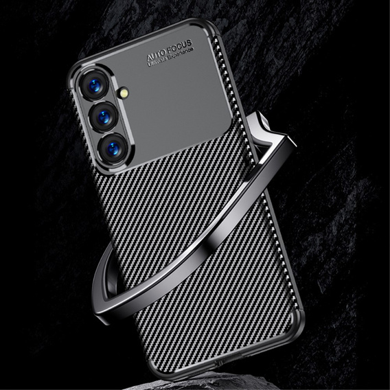 Чoхол до Samsung Galaxy S23 FE, Carbon Gel, чорний